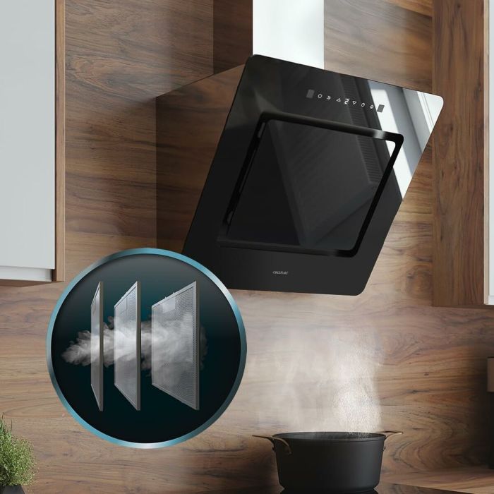 Campana Convencional Cecotec Bolero Flux DT 608002 Negro 1 Campana Convencional Cecotec Bolero Flux DT 608002 Negro 1