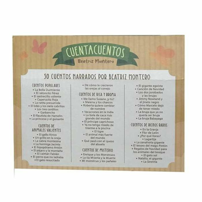 Cefa Figura Cuentacuentos Beatriz Montero con Audio Box, 5 discos, libro ilustrado y cable USB para 3+ años Español 7