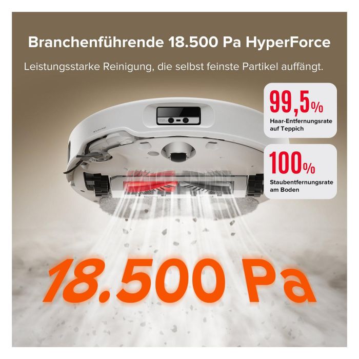 Roborock Qrevo Curv 5A1 Robot Aspirador y Fregador con Estación Base Multifunción Sin Bolsa, Color Negro y Blanco Roborock Qrevo Curv 5A1 Robot Aspirador y Fregador con Estación Base Multifunción Sin Bolsa, Color Negro y Blanco