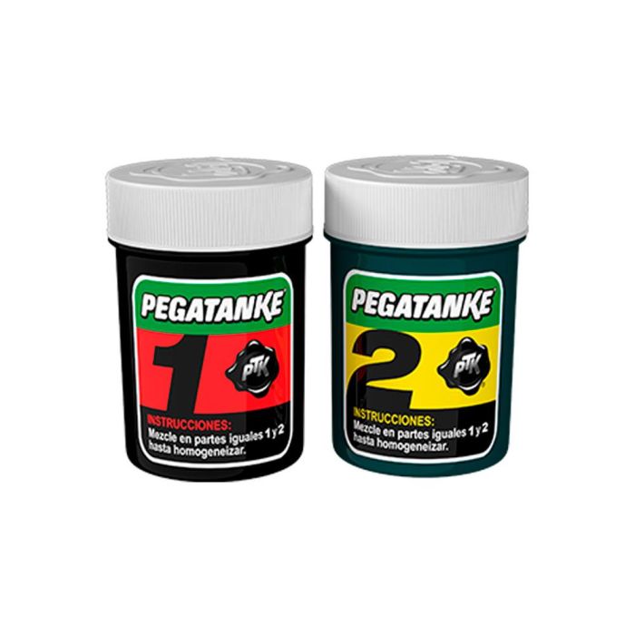 Pegatanke Pegamento Epóxico Bicomponente Negro 44ml - Alta Resistencia 250kg/300°C, Pega Bajo Agua 2 Pegatanke Pegamento Epóxico Bicomponente Negro 44ml - Alta Resistencia 250kg/300°C, Pega Bajo Agua 2