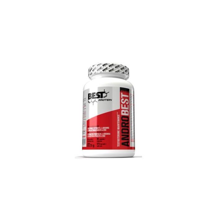 BEST PROTEIN Andro Best Neutro 90 Cápsulas con Zinc para Niveles Normales de Testosterona y Rendimiento Deportivo