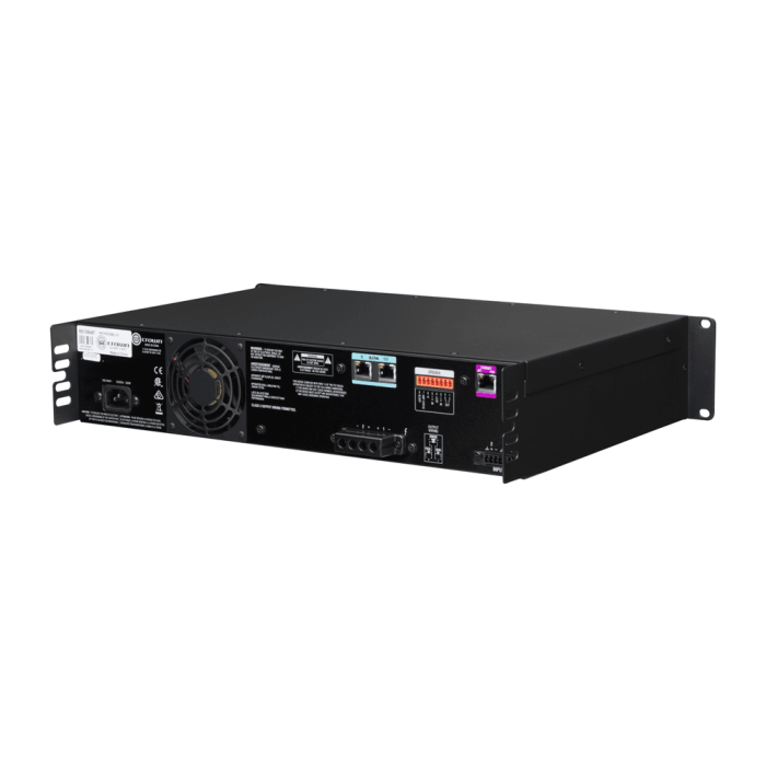 Entrada Analógica + Blu Link, 2 Canales, 600W Por Canal De Salida 6