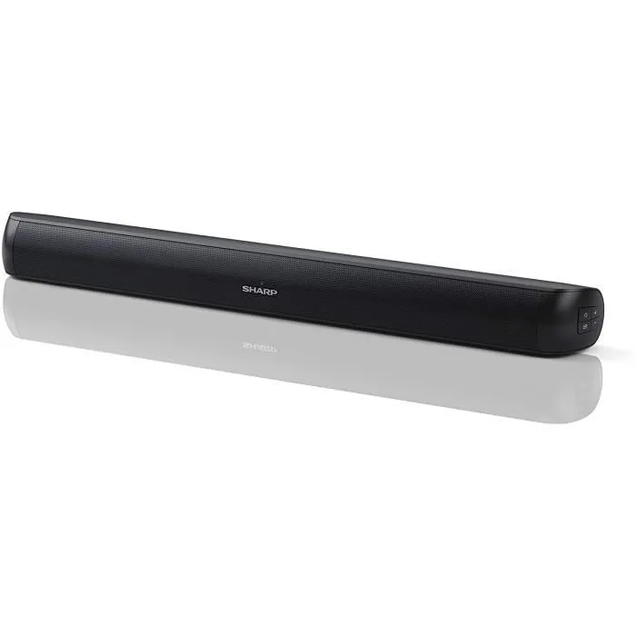 Sharp HT-SB107 Barra de Sonido Negro 2.0 Canales 90W Inalámbrico y Cableado 1