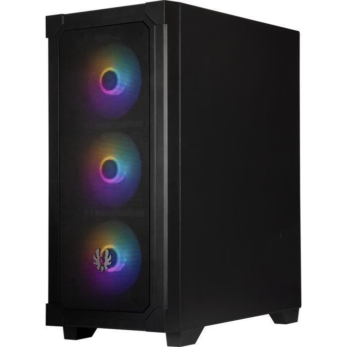 Caja de PC - BITFENIX - Graph ARGB - Torre media - ATX - Negro - 4 ventiladores A-RGB 2