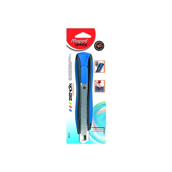 Cuter Maped Zenoa Sensitiv Metaloplastico 18 Mm 20 unidades