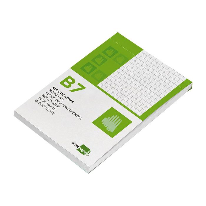 Bloc Notas Liderpapel Cuadro 4 mm B7 80 Hojas 60 gr-M2 Perforado 10 unidades 5 Bloc Notas Liderpapel Cuadro 4 mm B7 80 Hojas 60 gr-M2 Perforado 10 unidades 5