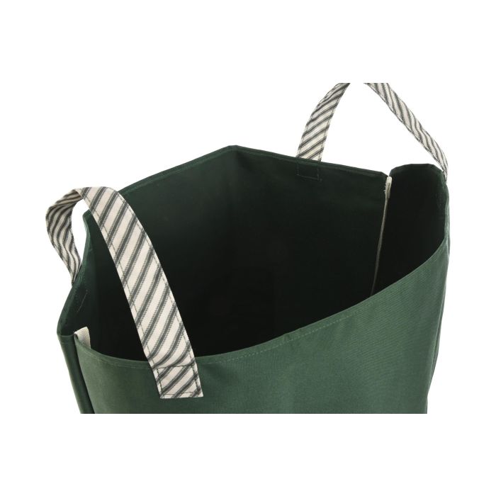 Bolsa de basura de jardín Home ESPRIT Blanco Verde Algodón 40 x 40 x 60 cm 4 Bolsa de basura de jardín Home ESPRIT Blanco Verde Algodón 40 x 40 x 60 cm 4