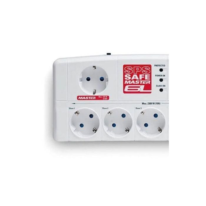 Regleta Enchufes 5 Tomas con Interruptor Salicru SPS SAFE Master 250 V 2 Regleta Enchufes 5 Tomas con Interruptor Salicru SPS SAFE Master 250 V 2