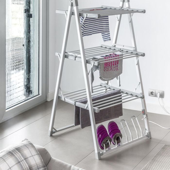 Tendedero Eléctrico Plegable Verayer InnovaGoods 30 Barras