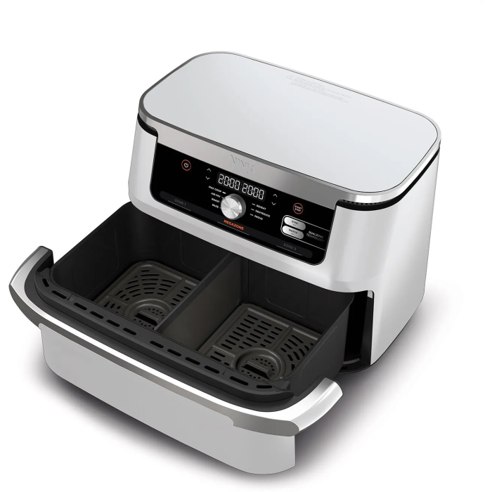 Ninja AF500EUWH Freidora de Aire Caliente FlexDrawer Doble 10,4 L Blanca 1