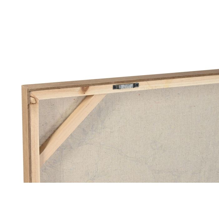 Cuadro Oriental DKD Home Decor Amarillo Blanco 3 x 80 x 120 cm (2 Unidades) 3