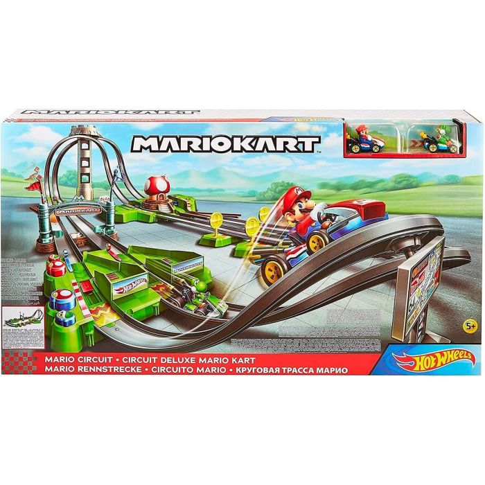 Hot Wheels Mario Kart Pista Circuito Mario Hfy15 Mattel 1 Hot Wheels Mario Kart Pista Circuito Mario Hfy15 Mattel 1