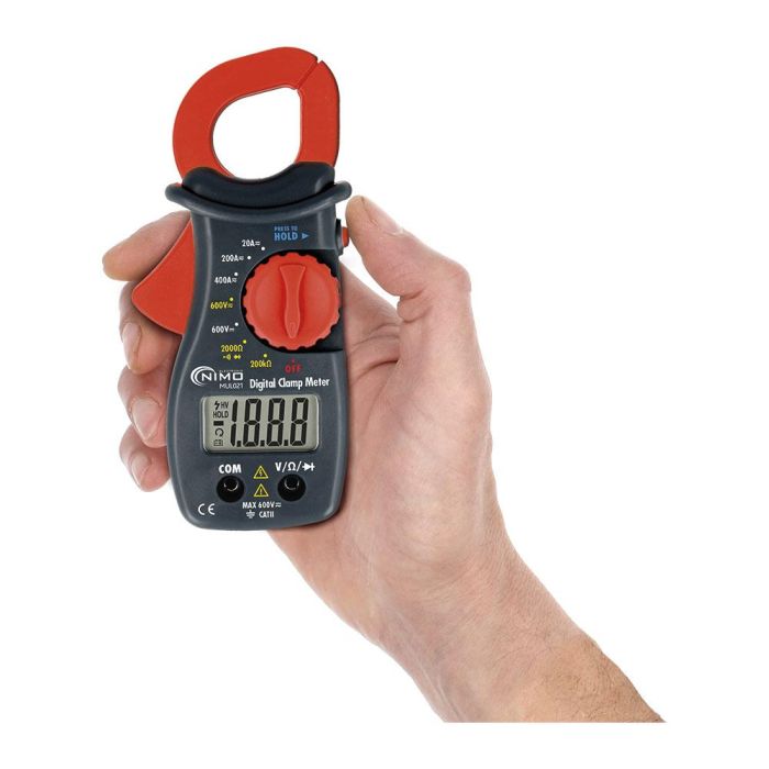 Nimo Pinza Amperimétrica Multifunción 400A CA Mul021 - 3/4 Dígitos, Auto Rango, Protección Sobrecarga 1 Nimo Pinza Amperimétrica Multifunción 400A CA Mul021 - 3/4 Dígitos, Auto Rango, Protección Sobrecarga 1