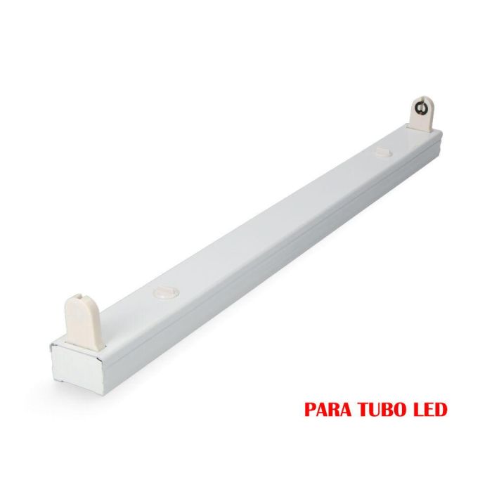 Regleta fluorescente para tubo de led 1x9w (eq. 18 W) 220v 61cm edm