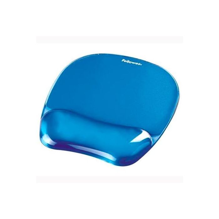 Fellowes Alfombrilla con reposamuñecas de gel azul