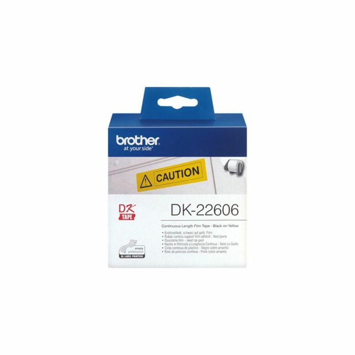 Etiquetas para Impresora Brother DK22606 Amarillo Negro Amarillo/Negro 1 Etiquetas para Impresora Brother DK22606 Amarillo Negro Amarillo/Negro 1