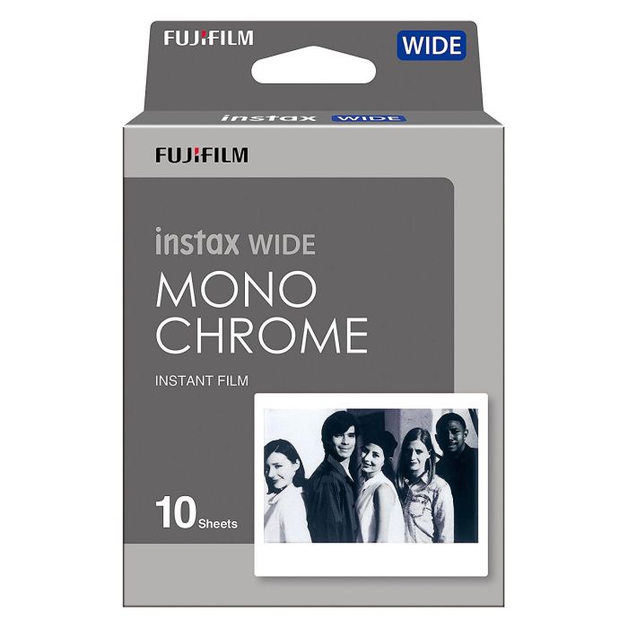 FUJIFILM Instax Wide Película Monocromo, 16564101, 10 unidades, Blanco y Negro, 108 x 86 mm 0 FUJIFILM Instax Wide Película Monocromo, 16564101, 10 unidades, Blanco y Negro, 108 x 86 mm 0