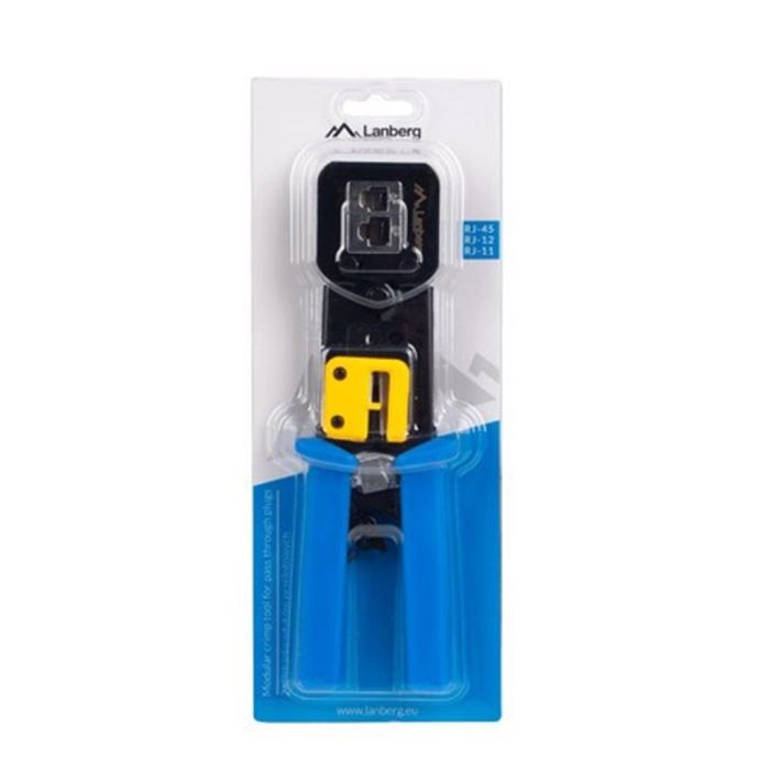 Lanberg NT-0204 Crimpadora Herramienta para prensar Negro, Azul 0 Lanberg NT-0204 Crimpadora Herramienta para prensar Negro, Azul 0