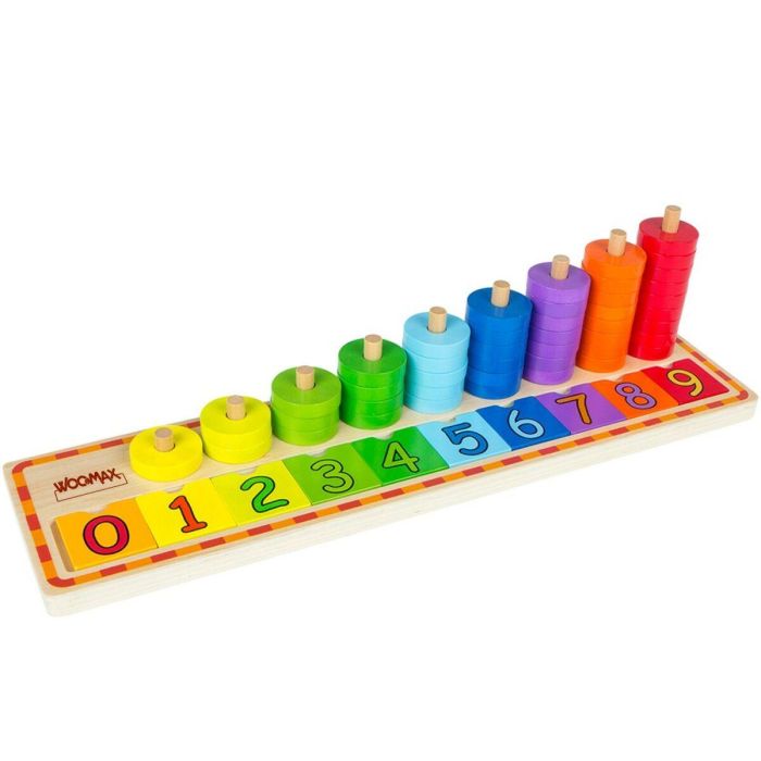 Juego Educación Infantil Woomax Números 56 Piezas 4 Unidades 43 x 11 x 11 cm 2