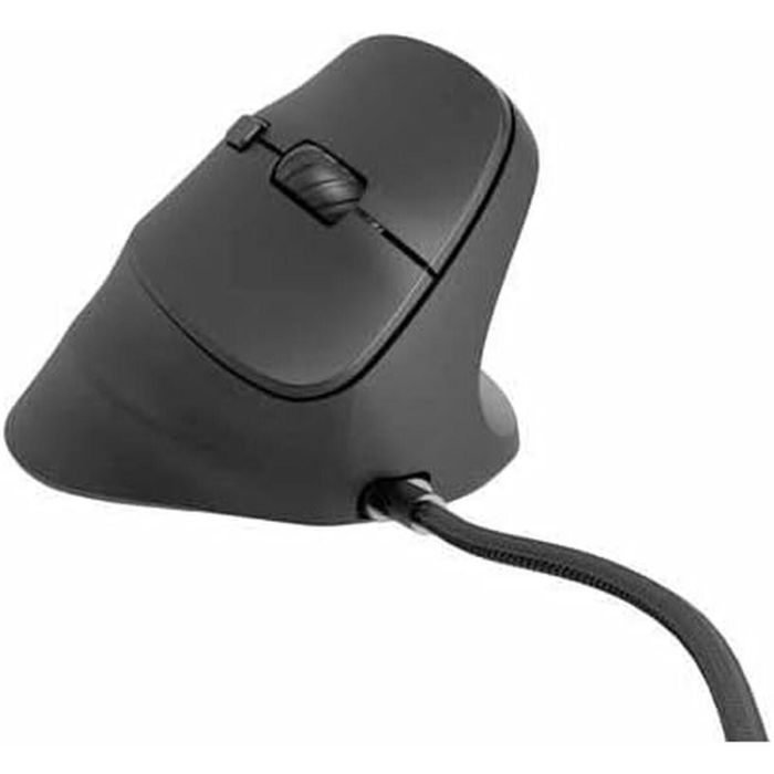 NATEC Crake 2 Pro Ratón Óptico USB Tipo A para Mano Derecha, Diseño Vertical, 12800 DPI, 6 Botones, Iluminación RGB Negro 4