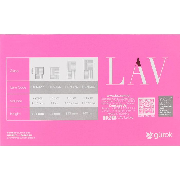 Set de 6 vasos con asa Helen 270 cc - LAV (8 Cajas) 4 Set de 6 vasos con asa Helen 270 cc - LAV (8 Cajas) 4