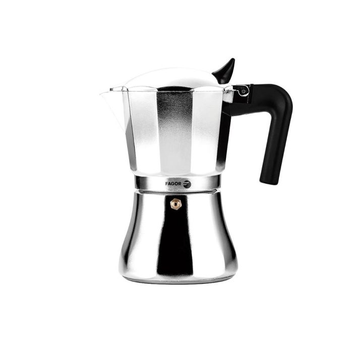 Cafetera Italiana Fagor Acero Aluminio 6 Tazas (1 unidad) Cafetera Italiana Fagor Acero Aluminio 6 Tazas (1 unidad)