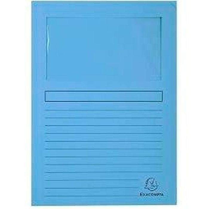 Subcarpeta Exacompta Forever Azul claro A4 100 Piezas (4 Unidades) 1