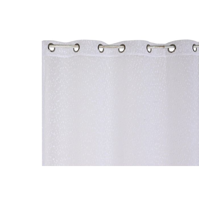 Cortina Basicos DKD Home Decor Blanco 260 x 260 x 140 cm 2