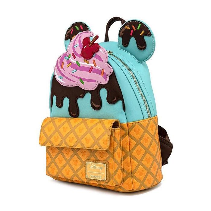 Mochila Ice Cream Mickey Minnie Disney Loungefly 2