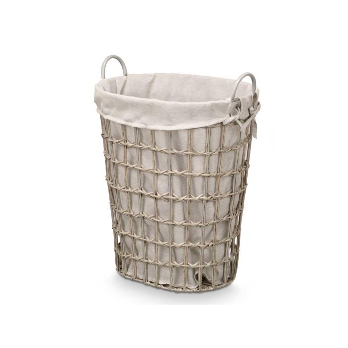 Cesto Ovalado Asas Gris Kipit 48X58CM (6 Unidades) 1 Cesto Ovalado Asas Gris Kipit 48X58CM (6 Unidades) 1