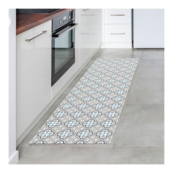 Croma Collection Alfombra vinílica Hidra topo 60x200 cm, PVC, antideslizante, interior/exterior 2