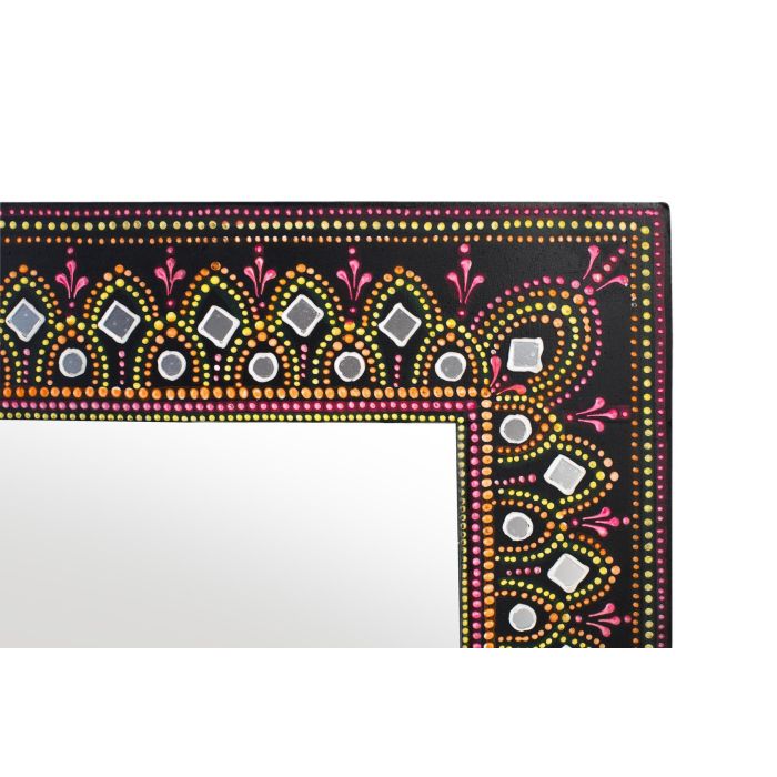 Giner y Colomer Espejo MDF Multicolor 72x26 cm, Pintado a Mano, Orientación Horizontal y Vertical 1