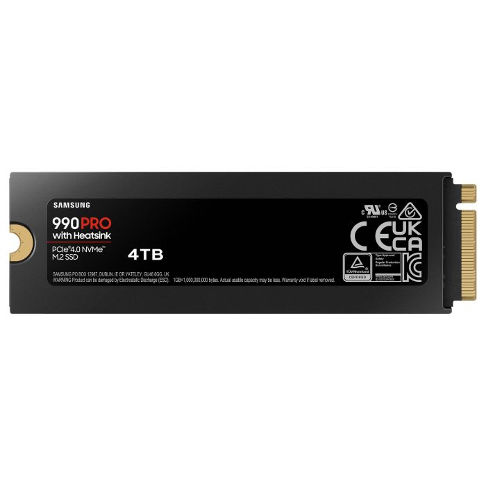 Samsung 990 PRO 4TB M.2 NVMe PCIe 4.0 x4 7450 MB/s SSD