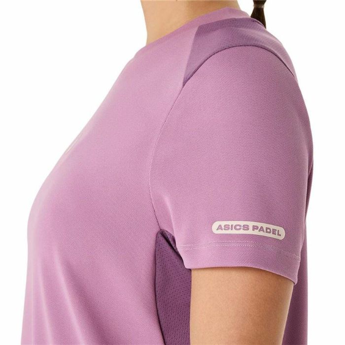 Camiseta de Manga Corta Hombre Asics Padel Court Ss Top Morado Violeta 2