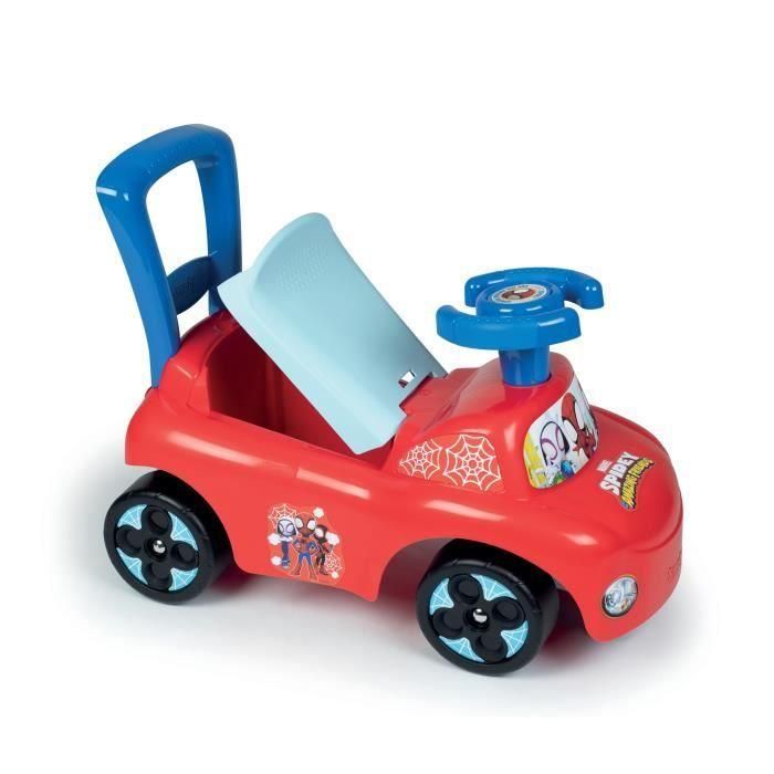 Smoby - Spydey Auto Carrier - Función Trotteur - Volante de dirección de dirección 3 Smoby - Spydey Auto Carrier - Función Trotteur - Volante de dirección de dirección 3