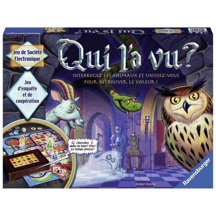 Ravensburger - ¿Quién lo vio? Juego de Mesa Interactivo con Cofre Mágico. Entrevista a los Animales y Encuentra al Ladrón. Edades 6+ 0 Ravensburger - ¿Quién lo vio? Juego de Mesa Interactivo con Cofre Mágico. Entrevista a los Animales y Encuentra al Ladrón. Edades 6+ 0
