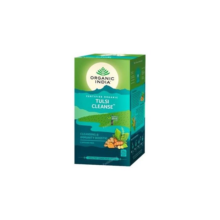 Organic India Infusión Tulsi Cleanse Ayurvédica 25 Bolsas