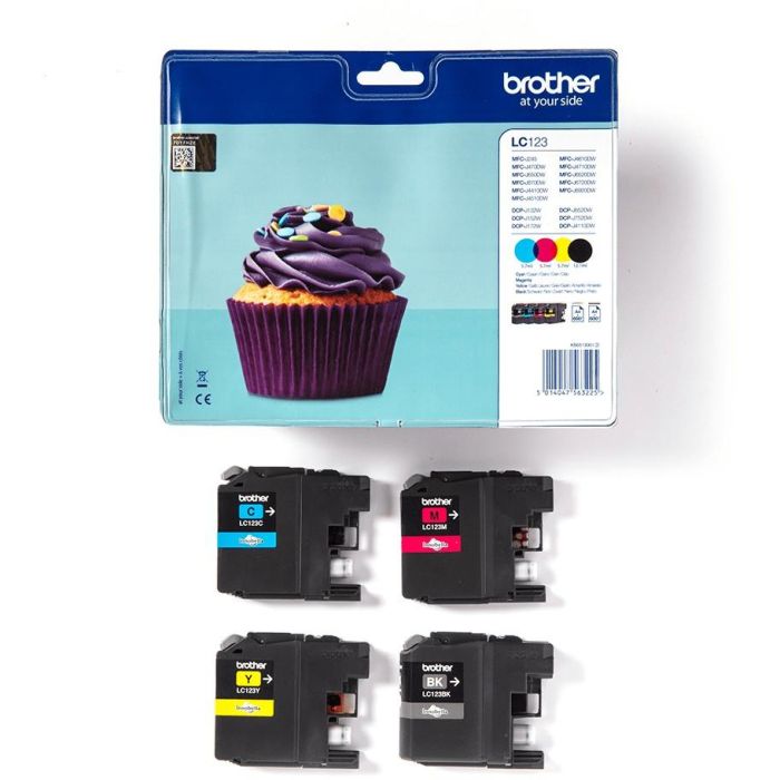 BROTHER Pack cartuchos Negro, Cian, Magenta y Amarillo MFC-J4410DW/MFC-J4510DW, 600 pag 2