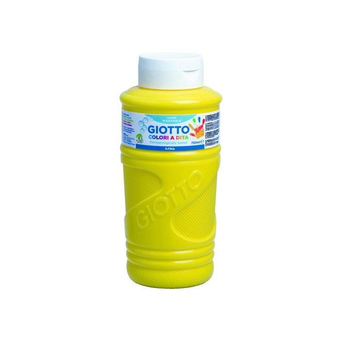 Giotto Pintura De Dedos 750 mL Color Amarillo