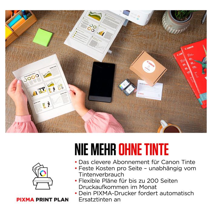 Canon PIXMA TS7450i Impresora Multifunción 3 en 1 Inyección de Tinta Color WiFi Duplex ADF A4 Negro 9