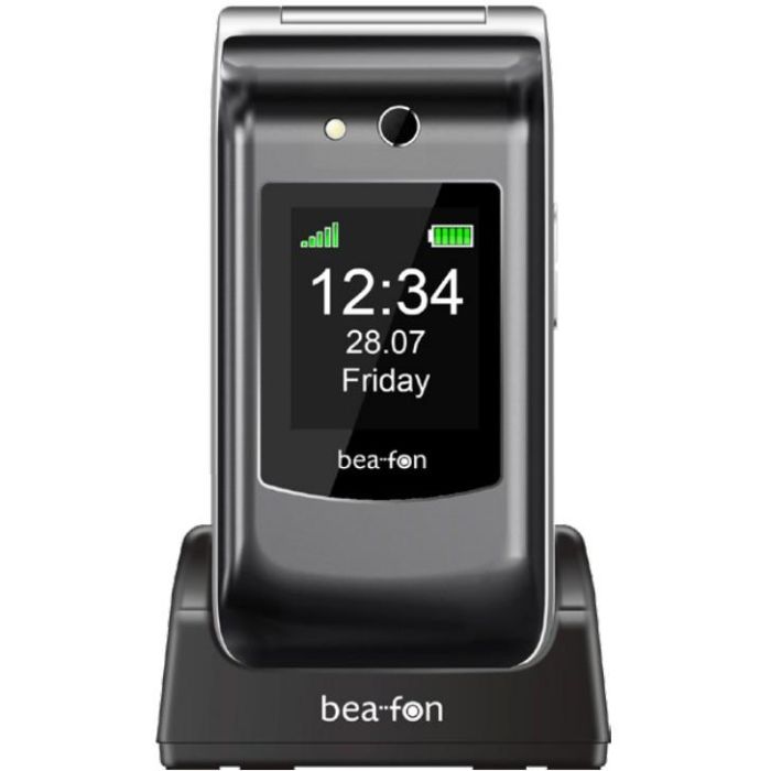Bea-Fon SL646 Teléfono Móvil Concha para Mayores Antracita 2.8" IP54 con Botones Grandes y Batería 1000 mAh