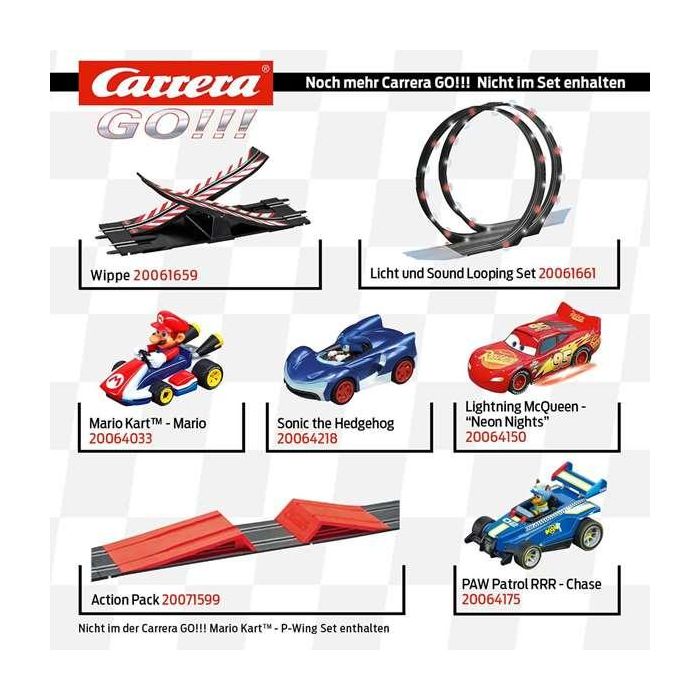 Carrera Pista de Slot Nintendo Mario Kart P-Wing, Circuito con 2 Coches (Mario y Yoshi), 4,9 Metros y 2 Jugadores (+6 años) 6 Carrera Pista de Slot Nintendo Mario Kart P-Wing, Circuito con 2 Coches (Mario y Yoshi), 4,9 Metros y 2 Jugadores (+6 años) 6