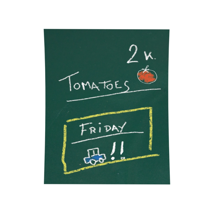 Liderpapel Pizarra Adhesiva en Rollo para Tiza, 45x200 cm, Color Negro o Verde 1