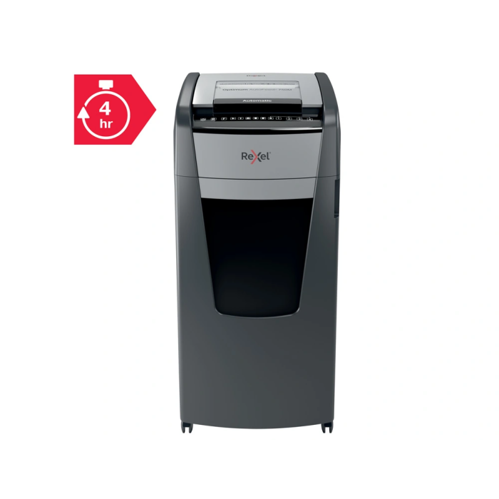 Rexel 750M Destructora de Documentos Automática AutoFeed, Microcorte, Capacidad Corte 750 Hojas, Clips y Grapas, Papelera 140L 3