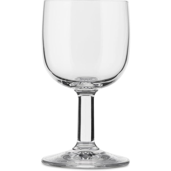 Alessi Glass Family Copa de Vidrio Cristalino AJM29/2 - Set de 4 Unidades