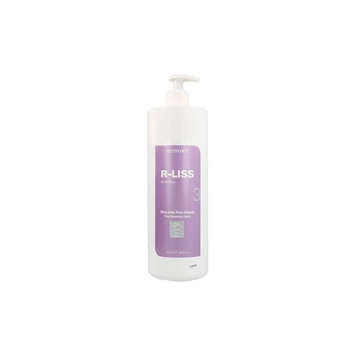 Risfort R-Liss Mascarilla Post Alisado con Keratina y Ácido Hialurónico - 3 x 1000 ml