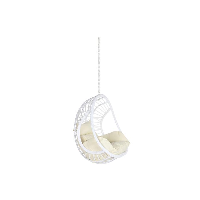 Sillon Colgante Terraza Y Jardin DKD Home Decor Blanco Crudo 70 x 110 x 90 cm 4 Sillon Colgante Terraza Y Jardin DKD Home Decor Blanco Crudo 70 x 110 x 90 cm 4