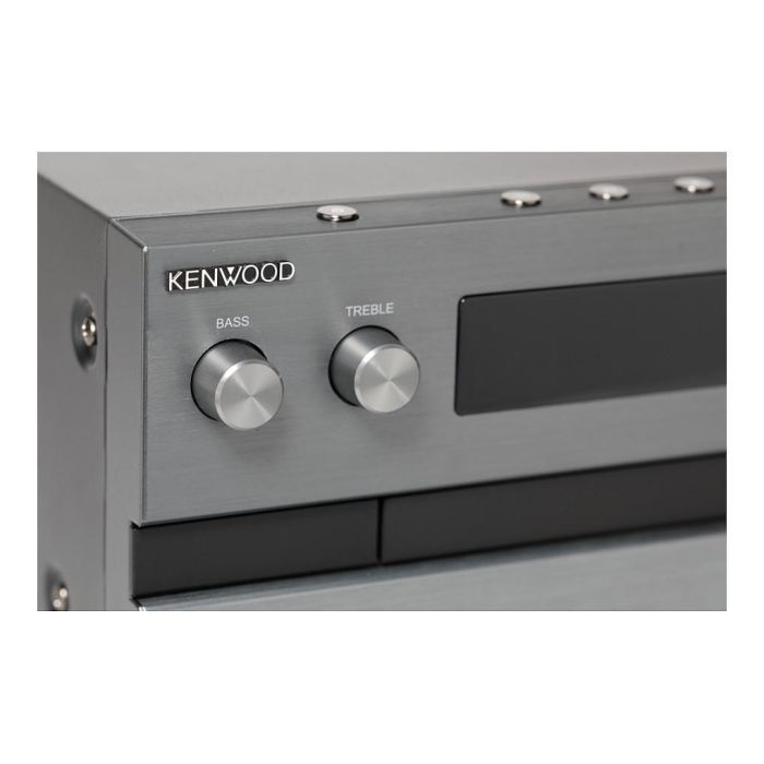 Kenwood M-918DAB-H Microcadena Hi-Fi con DAB+/FM, Bluetooth, CD, USB, 2 Altavoces de 10 W, Negro