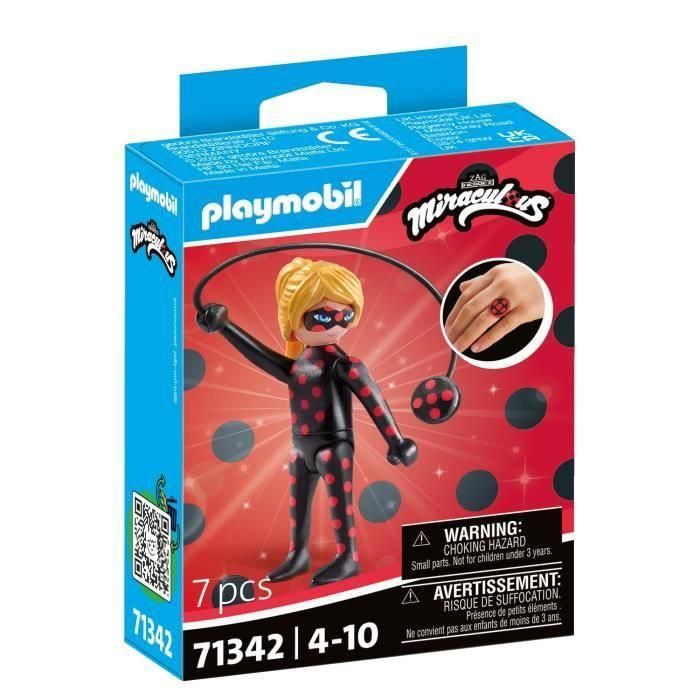 Playmobil 71342 Miraculous Ladybug Antibug Figura de Juguete Chloé Bourgeois Personaje Villano para Niños y Niñas +4 Años 0 Playmobil 71342 Miraculous Ladybug Antibug Figura de Juguete Chloé Bourgeois Personaje Villano para Niños y Niñas +4 Años 0