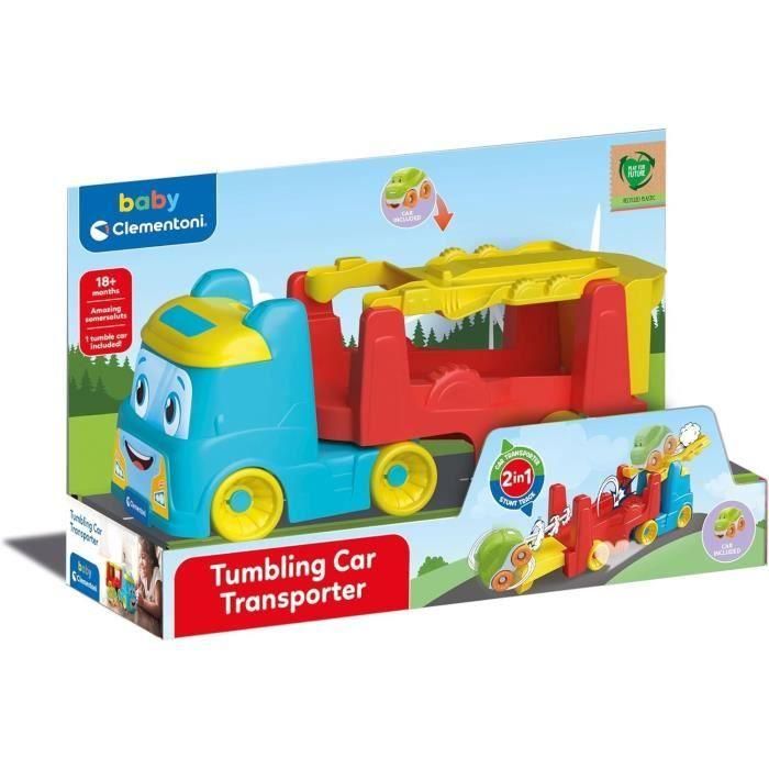 Juego Clementoni - El camión de los coches rodantes - Plástico reciclado - Coches incluidos - A partir de 18 meses - Fabricado en Italia 2 Juego Clementoni - El camión de los coches rodantes - Plástico reciclado - Coches incluidos - A partir de 18 meses - Fabricado en Italia 2